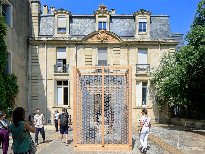 Press kit | 7731-01 - Press release | 'Temple' Installation at Ministry of Culture Wins Top Prize in International Architecture Festival - Michael Cook Architecture & Design | G2-Studio - Event + Exhibition - Photo credit: photoarchitecture.com