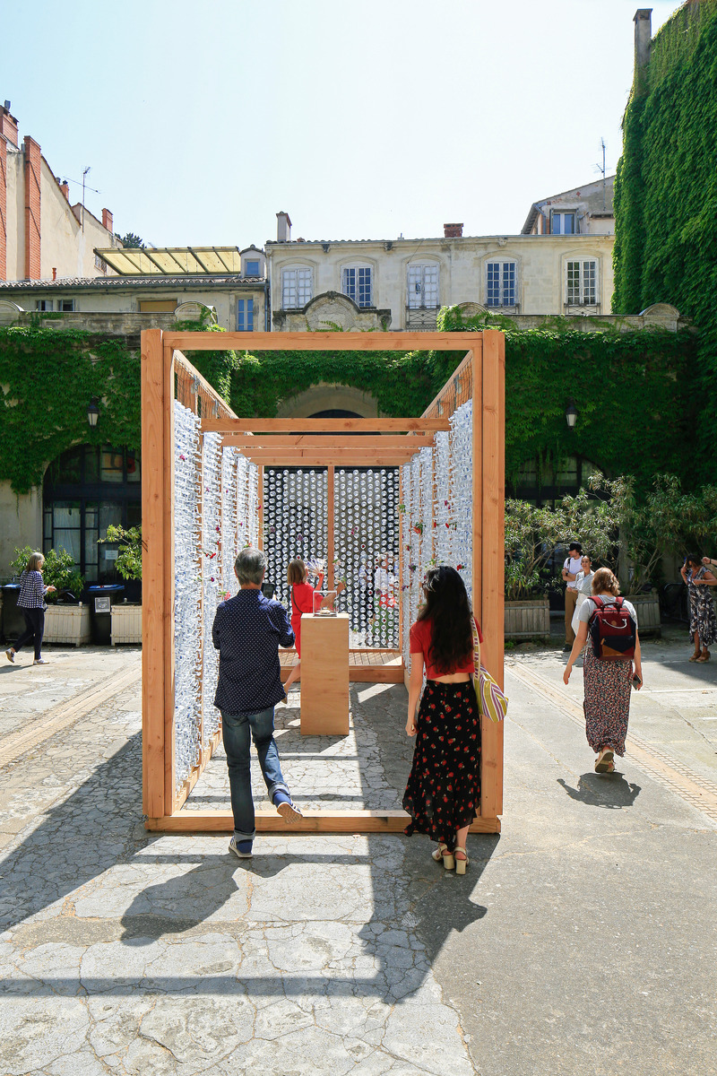 Press kit | 7731-01 - Press release | 'Temple' Installation at Ministry of Culture Wins Top Prize in International Architecture Festival - Michael Cook Architecture & Design | G2-Studio - Event + Exhibition - Photo credit: photoarchitecture.com