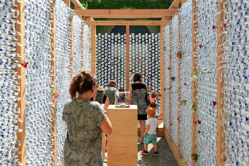 Press kit | 7731-01 - Press release | 'Temple' Installation at Ministry of Culture Wins Top Prize in International Architecture Festival - Michael Cook Architecture & Design | G2-Studio - Event + Exhibition - Photo credit: photoarchitecture.com
