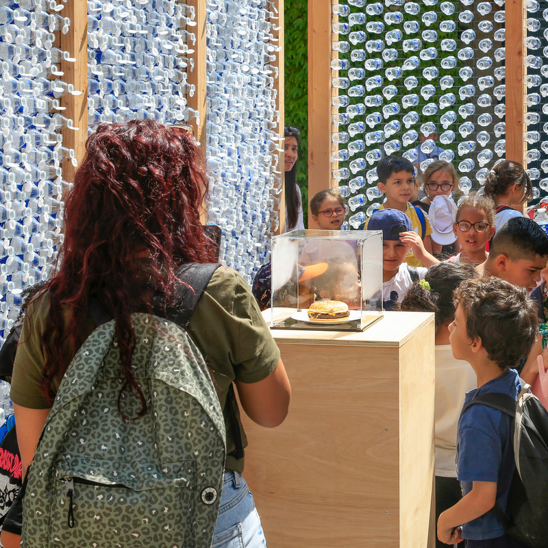 Press kit | 7731-01 - Press release | 'Temple' Installation at Ministry of Culture Wins Top Prize in International Architecture Festival - Michael Cook Architecture & Design | G2-Studio - Event + Exhibition - Photo credit: photoarchitecture.com
