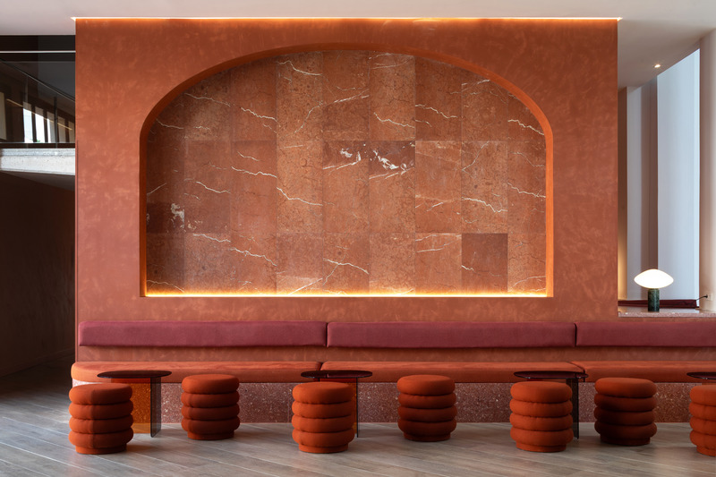 Dossier de presse | 7758-01 - Communiqué de presse | Le Méridien Ra - Transit Studio - Design d’intérieur commercial - Bar Tempus Lounge - Crédit photo : Agnese Sanvito