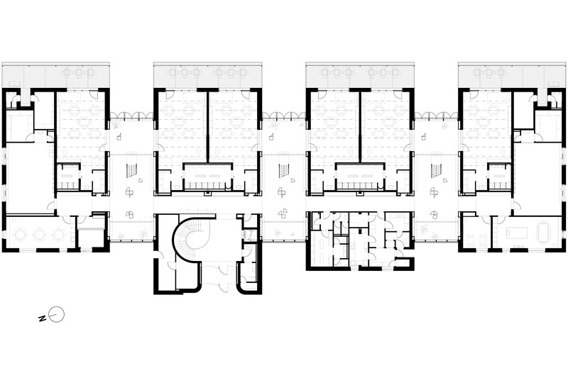 Dossier de presse | 7746-01 - Communiqué de presse | Gyöngyszem Kindergarten - Archikon Architects - Architecture institutionnelle - Gyöngyszem Kindergarten, Ground Floor - Crédit photo : Archikon Architects