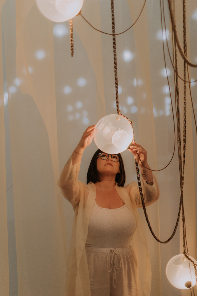 Press kit | 2110-10 - Press release | Larose Guyon Celebrates a Decade of Artistry at ICFF 2025 - Larose Guyon - Lighting Design - Photo credit: Chanel Sabourin