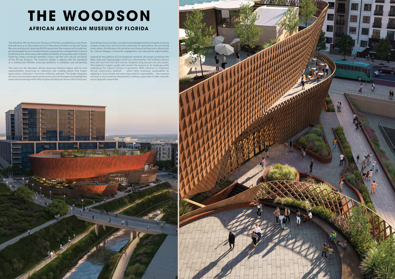 Dossier de presse | 7744-01 - Communiqué de presse | STORYN Studio for Architecture Honored with Multiple Prestigious Awards for the Woodson African American Museum of Florida Project - STORYN Studio for Architecture - Architecture commerciale - Crédit photo : STORYN Studio for Architecture