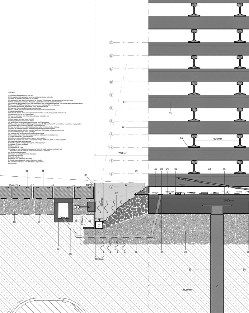 Dossier de presse | 7745-01 - Communiqué de presse | Les Rails de la Mémoire - Blaising Borchardt Studio - Architecture institutionnelle - Crédit photo : Blaising Borchardt Studio