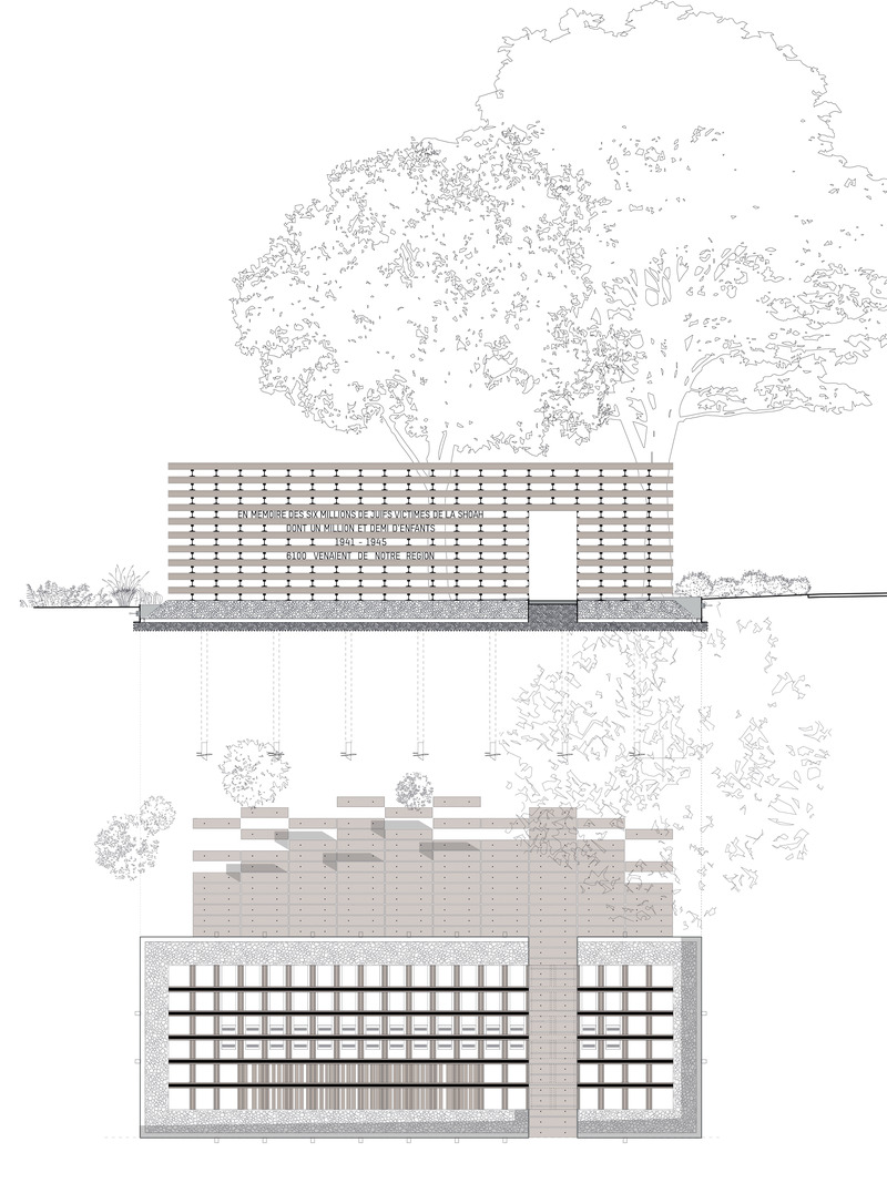 Dossier de presse | 7745-01 - Communiqué de presse | Les Rails de la Mémoire - Blaising Borchardt Studio - Architecture institutionnelle - Crédit photo : Blaising Borchardt Studio