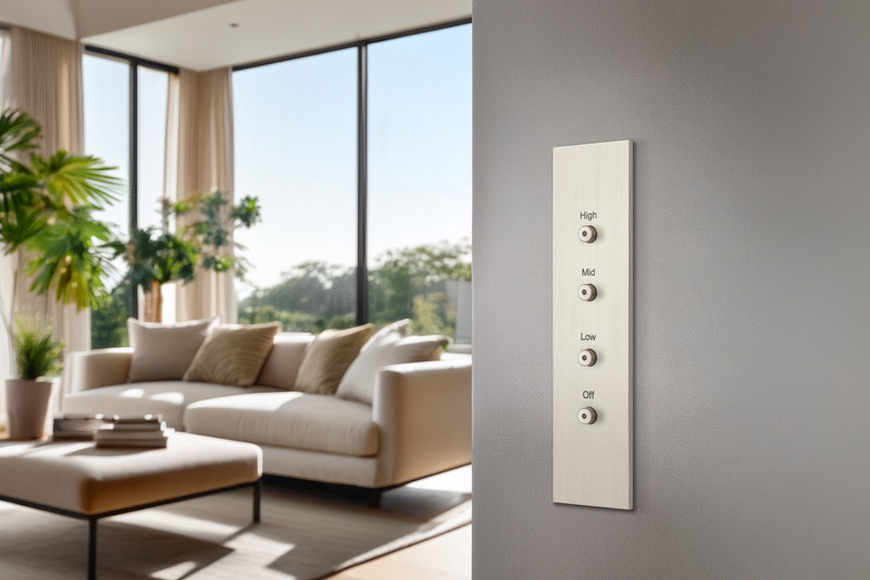 Press kit | 2651-05 - Press release | New Finishes are Introduced for the Focus SB Ambassador Wall Light - Focus SB® - Lighting Design -  Renaissance Architrave Keypad Switches, Roma finish, laser marked. Focus SB® RENAISSANCE range. - Photo credit:  <p>Renaissance product photography, Sally Williams.</p> 