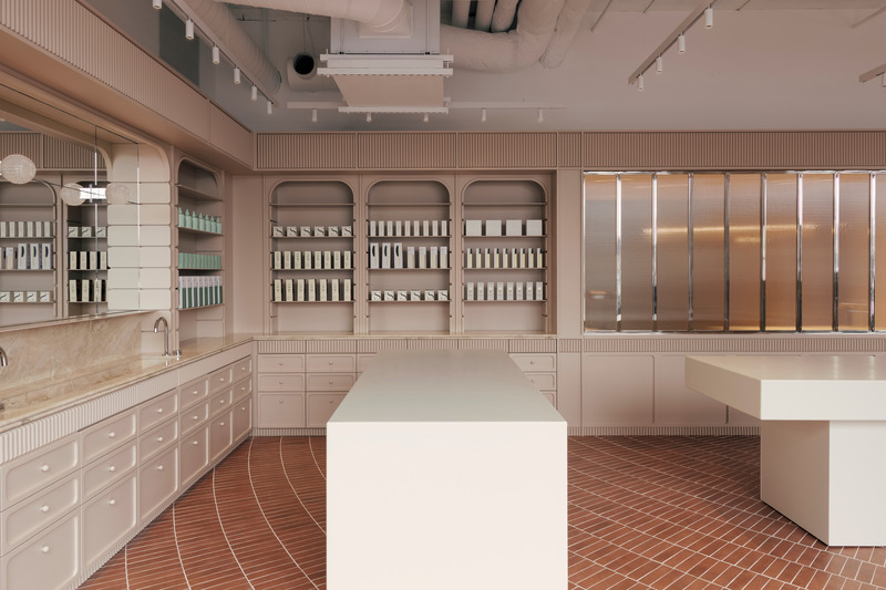 Press kit | 6188-01 - Press release | Living Beauty Retail Space and Treatment Spa - ODAMI - Commercial Interior Design - Photo credit: John Alunan
