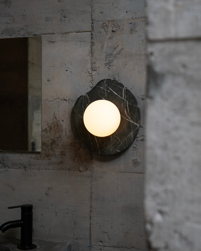 Press kit | 1942-05 - Press release | STONE – When Light Pays Tribute to Stone - Luminaire Authentik - Lighting Design - Marble Nopal 1205-LA40-VRT - Photo credit: Luminaire Authentik