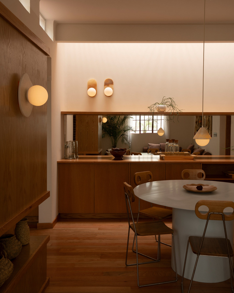 Press kit | 1942-05 - Press release | STONE – When Light Pays Tribute to Stone - Luminaire Authentik - Lighting Design - Onyx fixture mix - Photo credit: Luminaire Authentik