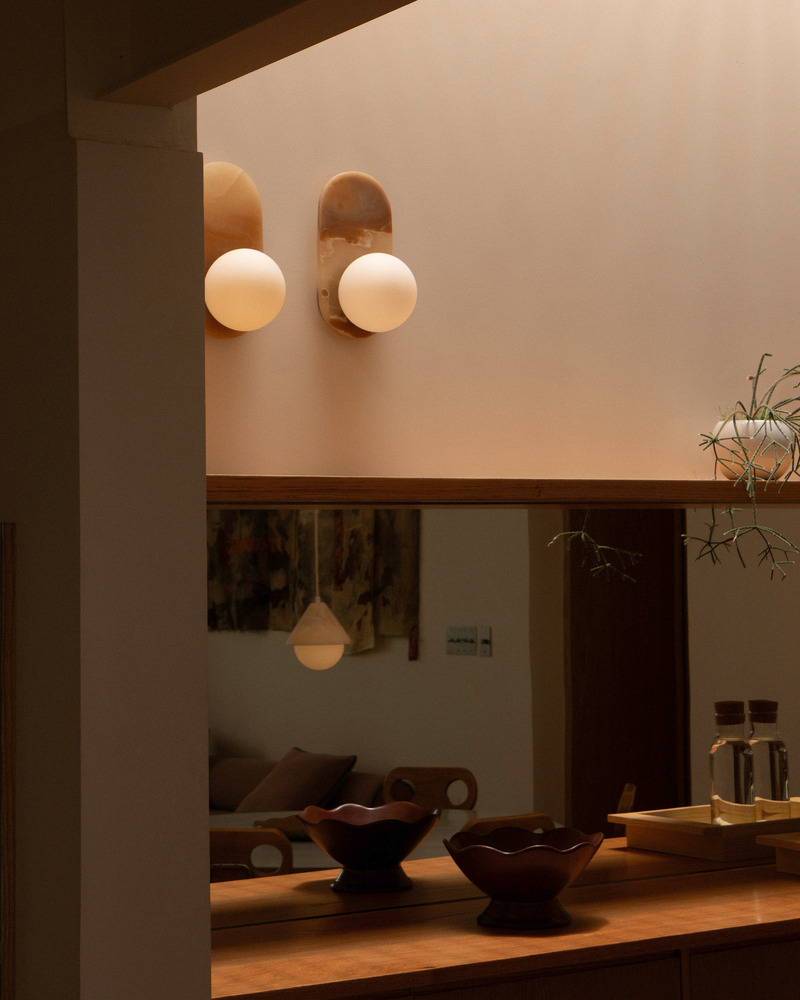 Press kit | 1942-05 - Press release | STONE – When Light Pays Tribute to Stone - Luminaire Authentik - Lighting Design - Onyx fixture mix - Photo credit: Luminaire Authentik