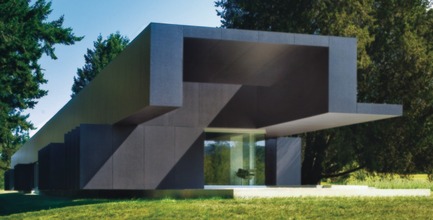 Press kit | 809-02 - Press release | 2011 AZ Awards winners - Azure Magazine - Competition - Category: ARCHITECTURE / RESIDENTIAL BUILDINGS<br><br>Patkau Architects: Linear House (Canada)<br>Julie Snow Architects: Weekend House (USA) Marlon Blackwell Architect: Porchdog (USA) Petra Gipp Arkitektur: Refugium of a Forester (Sweden) Studio MK27: Punta House (Brazil) Teeple Architects: 60 Richmond East (Canada)* - Photo credit: Azure