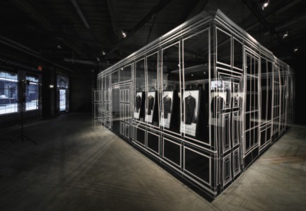 Press kit | 809-02 - Press release | 2011 AZ Awards winners - Azure Magazine - Competition - Category: ARCHITECTURE / TEMPORARY AND DEMONSTRATION<br><br>Campaign: NY-11-18-02-10 (UK)<br>Emmanuelle Moureaux Architecture + Design:&nbsp;<br>Eda (Japan)<br>Hariri Pontarini Architects: Ontario Pavilion at the Vancouver Olympics (Canada)*<br>Saucier + Perrotte Architects: Denis Gagnon Shows All exhibition (Canada)<br>SO-IL: Flockr (USA)<br> - Photo credit: Azure