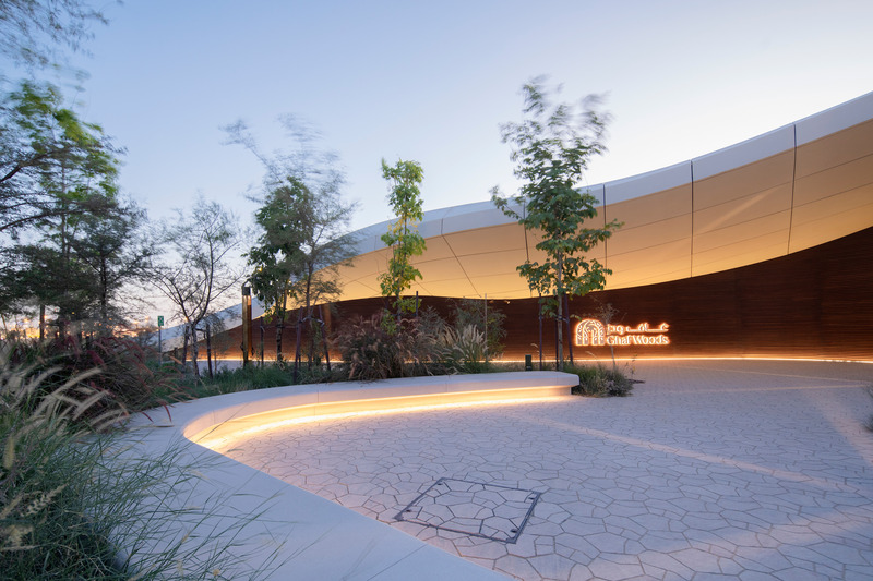 Dossier de presse | 4150-13 - Communiqué de presse | Ghaf Woods Experience Centre - aoe - Architecture commerciale - Crédit photo : Arch-Exist Photography