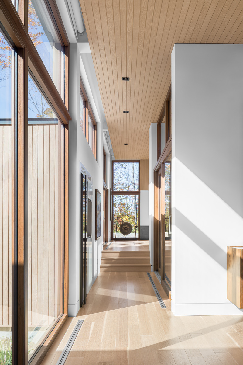 Press kit | 1572-06 - Press release | The Hauts-Bois House - Thellend Fortin Architectes - Residential Architecture - Photo credit: Charles Lanteigne
