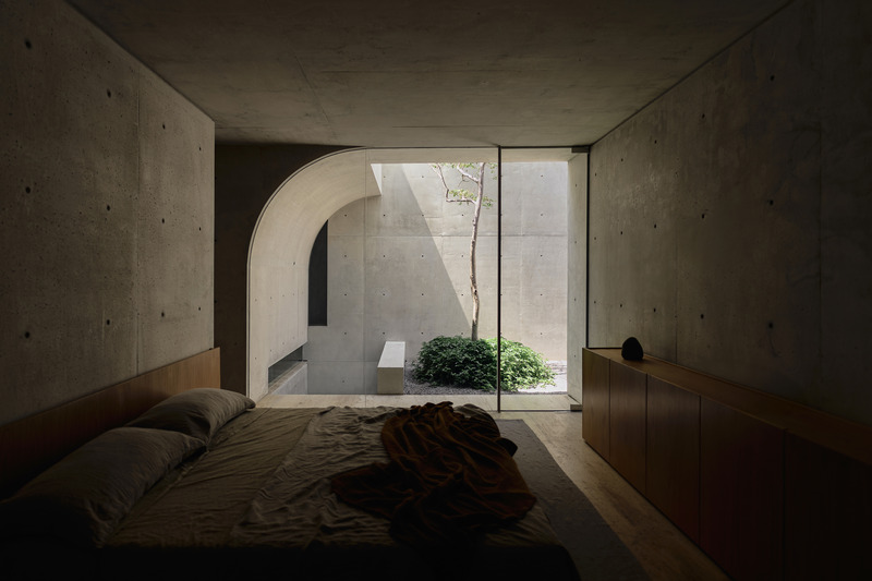 Dossier de presse | 5118-06 - Communiqué de presse | Casa Tao - HW Studio - Architecture résidentielle - Chambre Principale - Crédit photo : Gustavo Quiroz