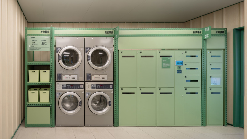 Press kit | 3531-16 - Press release | Hi Inn, Self-Service‍ - Vermilion Zhou Design Group - Commercial Interior Design - <p>Unitized Spatial System: Modular, Precise, Adaptable</p> - Photo credit: Jian Quan Wu<span></span>