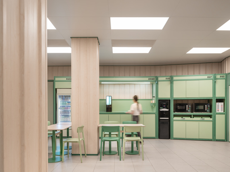 Press kit | 3531-16 - Press release | Hi Inn, Self-Service‍ - Vermilion Zhou Design Group - Commercial Interior Design - <p>Self-service Dining Area</p> - Photo credit: Jian Quan Wu<span></span>