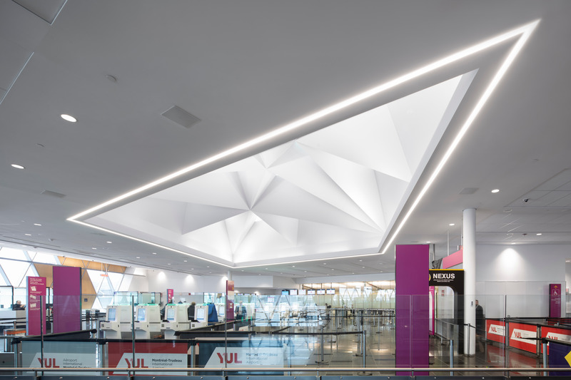 Press kit | 2275-07 - Press release | A New Centre Enhances the Transit Experience at YUL Montréal–Trudeau International Airport - Jodoin Lamarre Pratte architectes - Commercial Architecture - Photo credit: <p class="">Adrien Williams</p>