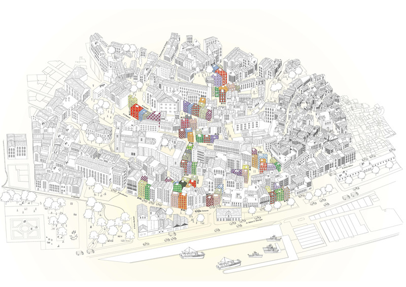 Press kit | 7541-04 - Press release | Architecture Hunter Awards 2025 Winners Announcement: Celebrating Global Creativity and Innovation in Architecture and Design - Architecture Hunter - Competition - Unbuilt &amp; Concepts | Urban Design &amp; Masterplans: ALFAMA 2.0 // RE-habilitation / RE-vitalization / RE-structuration // by Aranguren &amp; Gallegos Architects - Photo credit: © Maria Gonzalez Aranguren
