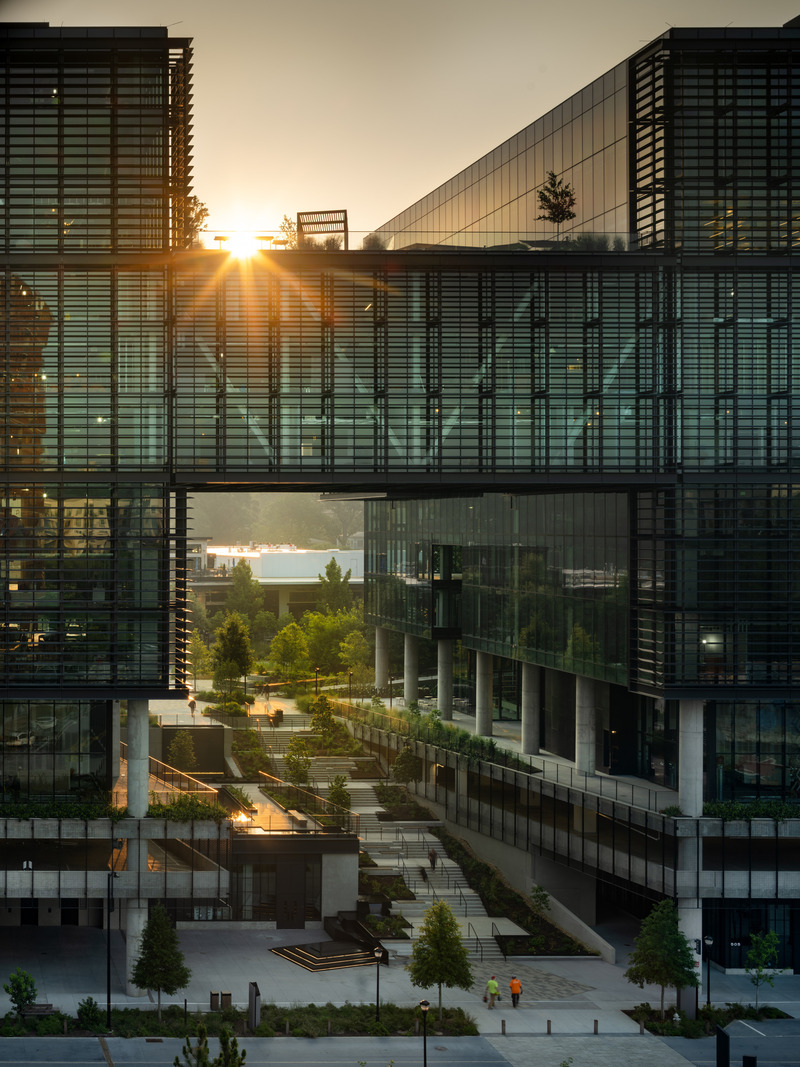 Press kit | 4709-16 - Press release | Dezeen Awards 2025 architecture shortlist reveals the best buildings around the world - Dezeen - Competition - Workplace project (large)<br>Fourth Ward Office Project, Olson Kundig Architects, Atlanta, USA - Photo credit: Nic Lehoux