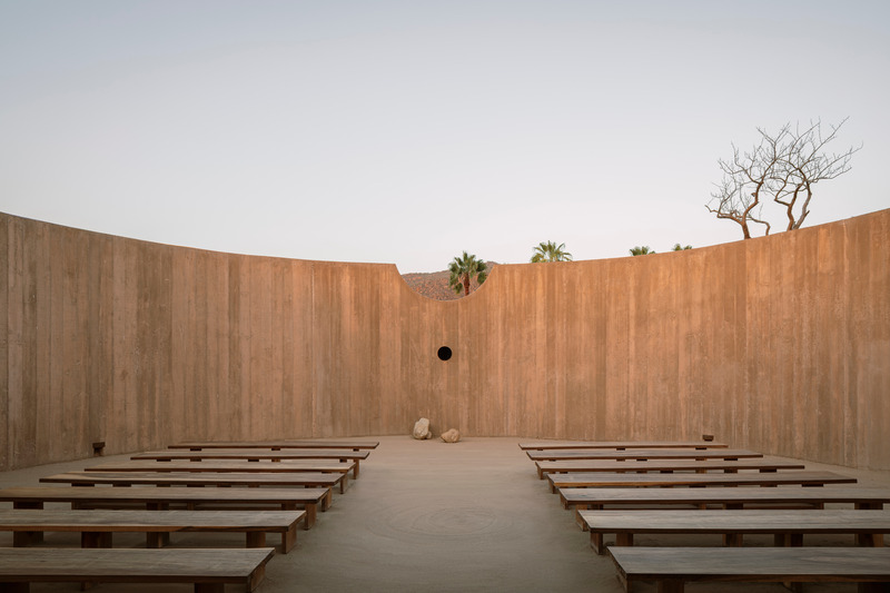 Press kit | 4709-16 - Press release | Dezeen Awards 2025 architecture shortlist reveals the best buildings around the world - Dezeen - Competition - <p>Small project</p><p>Spiritual Enclosure, Ruben Valdez Practice, California, USA</p> - Photo credit: César Béjar