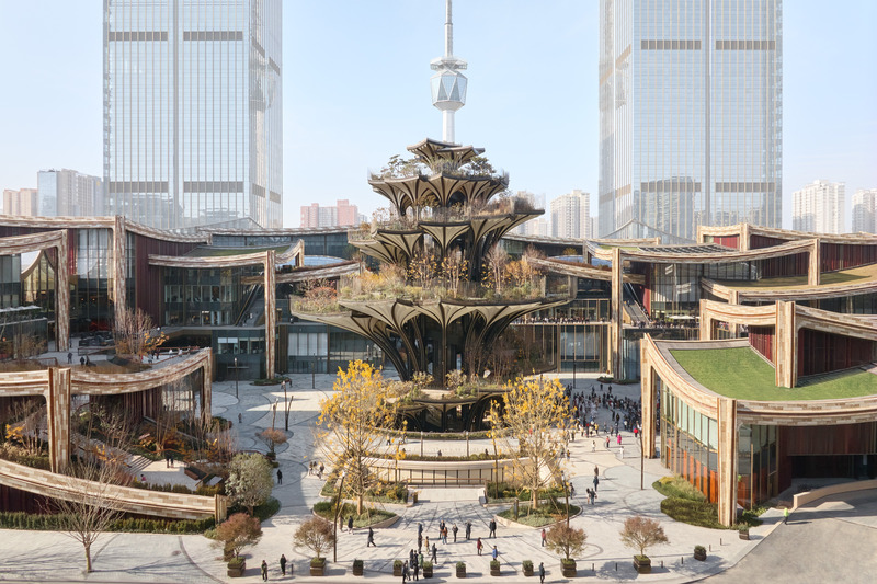 Press kit | 4709-16 - Press release | Dezeen Awards 2025 architecture shortlist reveals the best buildings around the world - Dezeen - Competition - <p>Mixed-use project</p><p>Xi'an CCBD, Heatherwick Studio, Xi'an, China</p> - Photo credit: Qingyan Zhu