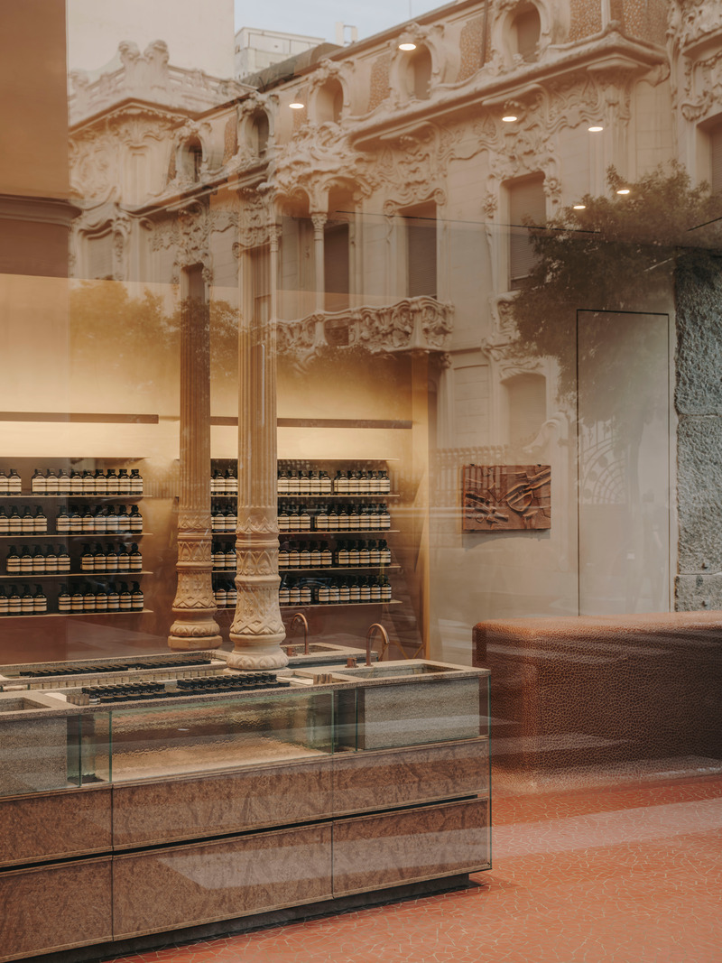 Press kit | 4709-17 - Press release | Dezeen Awards 2025 Interiors Shortlist Highlights the World's Most Striking Spaces - Dezeen - Competition - <p>Retail interior (small)</p><p>Aesop Store Las Salesas, Ciszak Dalmas and Matteo Ferrari, Madrid, Spain</p> - Photo credit: Salva López