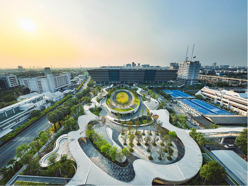 Press kit | 7501-10 - Press release | BLT Built Design Awards 2025 Reveal World's Best Architecture, Interior, Landscape and Construction Projects - 3C Awards - Event + Exhibition - <p style="">Thailand Government Complex Regenerative Design for a People-First Government. Landprocess.</p> - Photo credit: Landprocess