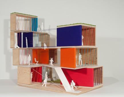 Dossier de presse | 763-03 - Communiqué de presse | Exposition             Réinventons la ruelle ! - La Maison de l'architecture du Québec (MAQ) - Évènement + Exposition - Laroche et Gagné - Crédit photo : Alain Laforest