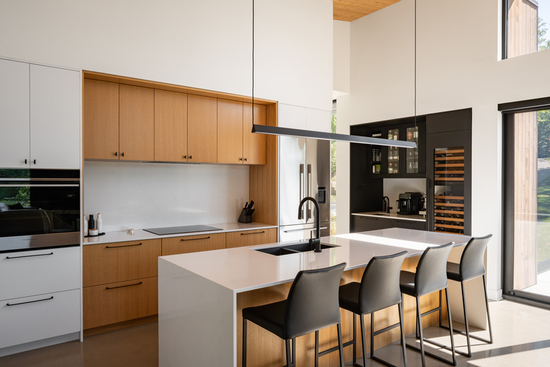 Press kit | 1678-11 - Press release | Intervalle - Atelier BOOM-TOWN - Residential Architecture - Kitchen - Photo credit: Vincent Brillant, photographe