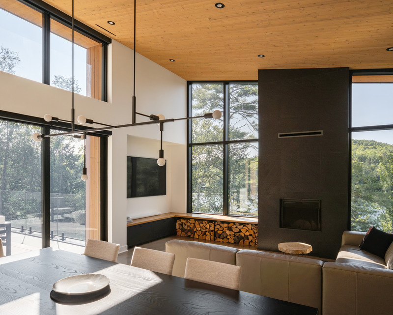 Press kit | 1678-11 - Press release | Intervalle - Atelier BOOM-TOWN - Residential Architecture - Living room - Photo credit: Vincent Brillant, photographe