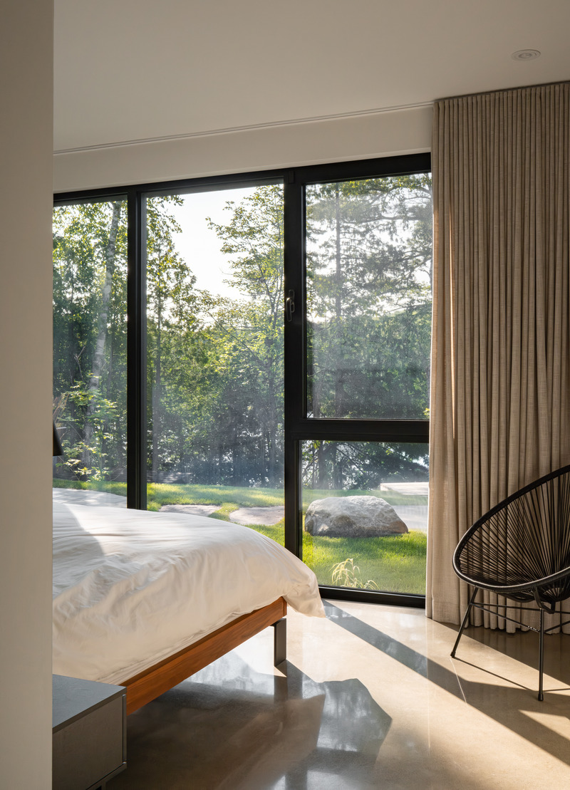 Press kit | 1678-11 - Press release | Intervalle - Atelier BOOM-TOWN - Residential Architecture - Main bedroom - Photo credit: Vincent Brillant, photographe