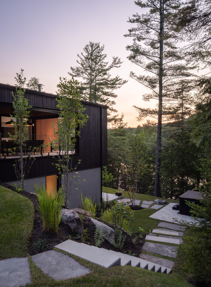 Press kit | 1678-11 - Press release | Intervalle - Atelier BOOM-TOWN - Residential Architecture - North side - Photo credit: Vincent Brillant, photographe