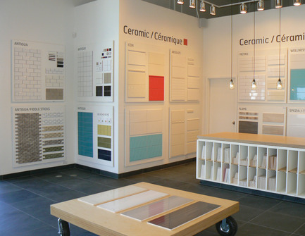 Dossier de presse | 846-01 - Communiqué de presse | Tout nouveau, tout beau, nouvelatelier-boutique Céragrès maintenant ouvert - Céragrès - Architecture commerciale - Crédit photo : Ceragres