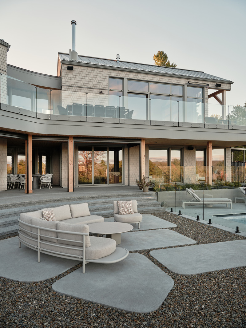 Dossier de presse | 5621-05 - Communiqué de presse | Hameau rural - MUUK Architecture - Architecture résidentielle - Crédit photo : philbernard_photographe