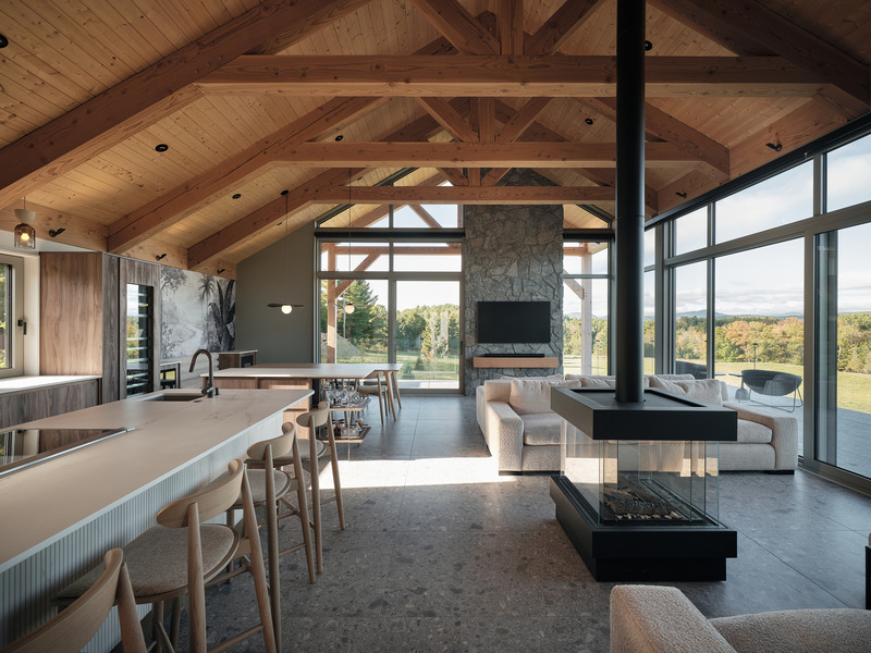 Dossier de presse | 5621-05 - Communiqué de presse | Hameau rural - MUUK Architecture - Architecture résidentielle - Crédit photo : philbernard_photographe