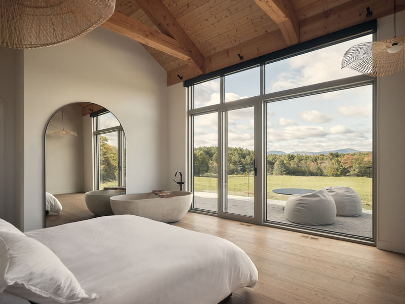 Dossier de presse | 5621-05 - Communiqué de presse | Hameau rural - MUUK Architecture - Architecture résidentielle - Crédit photo : philbernard_photographe