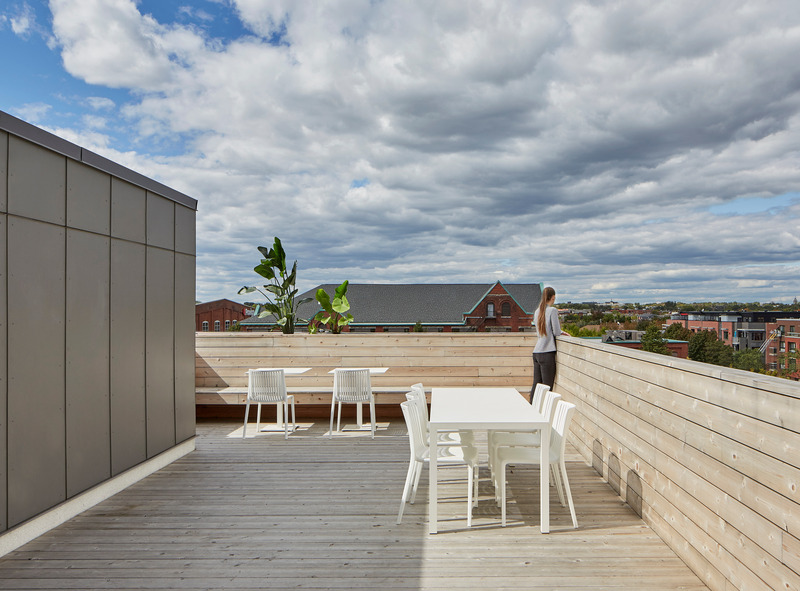 Dossier de presse | 2275-08 - Communiqué de presse | Le bien-être, la durabilité et la mise en valeur du patrimoine signent la transformation des bureaux de Jodoin Lamarre Pratte architectes - Jodoin Lamarre Pratte architectes - Architecture commerciale - Crédit photo : Nanne Springer