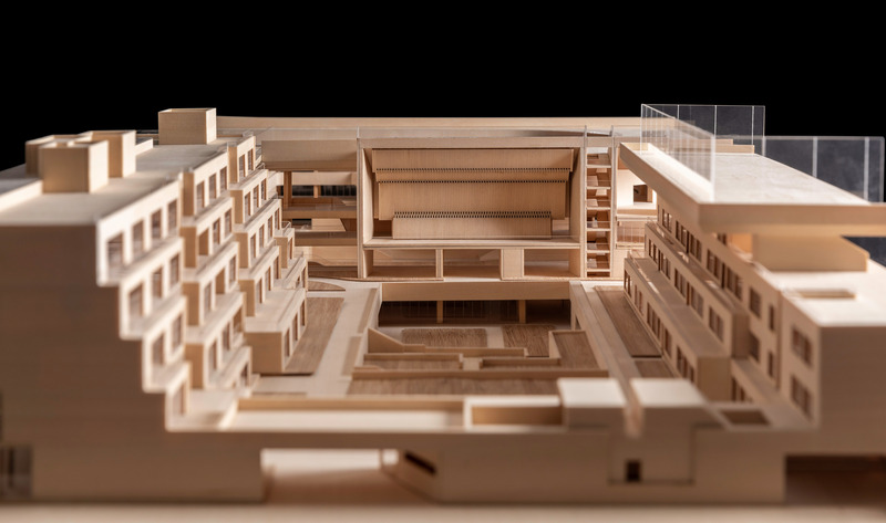 Press kit | 7733-03 - Press release | Dream Theater - c+d studio - Institutional Architecture - physical model of Wisdom Theater - Photo credit: Xian Song