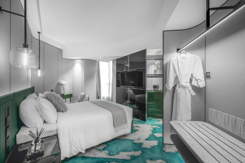 Dossier de presse | 7792-01 - Communiqué de presse | The Harbour’s Essence: Redefining Luxury Accommodation through Innovative Design in Hong Kong - W Interiors - Design d’intérieur commercial - Crédit photo : Ken Wong Photography