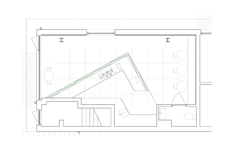 Dossier de presse | 2744-12 - Communiqué de presse | Misc. Coffee - StudioAC - Design d’intérieur commercial - Floor Plan - Crédit photo : StudioAC