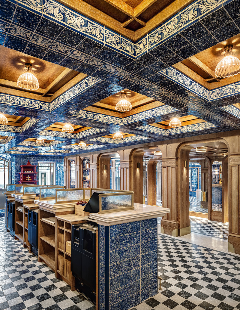 Press kit | 7796-01 - Press release | Pastéis de Belém: One of Lisbon’s Most Iconic Bakeries Reimaged by Renowned Designer Gracinha Viterbo - Viterbo Interior Design Ateliers - Commercial Interior Design - Photo credit: <p>Viterbo Interior Design Ateliers- Photo: Francisco Almeida Dias</p>