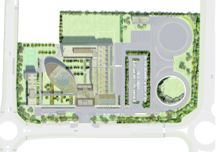 Dossier de presse | 896-03 - Communiqué de presse | Inauguration du Campus de Véolia Environnement Centre-Est - Arte Charpentier Architectes - Architecture institutionnelle - Crédit photo : Arte Charpentier Architectes