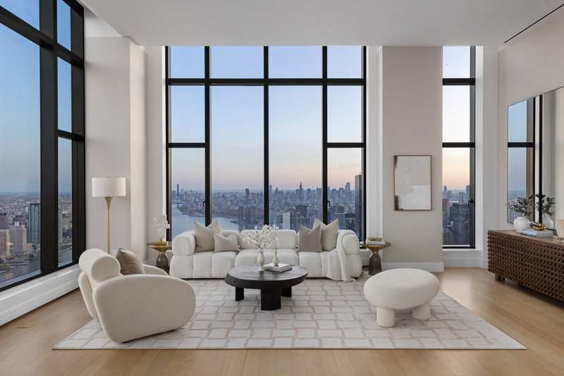 Press kit | 7777-01 - Press release | Top-Selling Manhattan New Development, Sutton Tower, Wins International BLT Built Design Award - Sutton Tower - Real Estate - Penthouse 80 at Sutton Tower - Great Room  - Photo credit: Kate Glicksberg