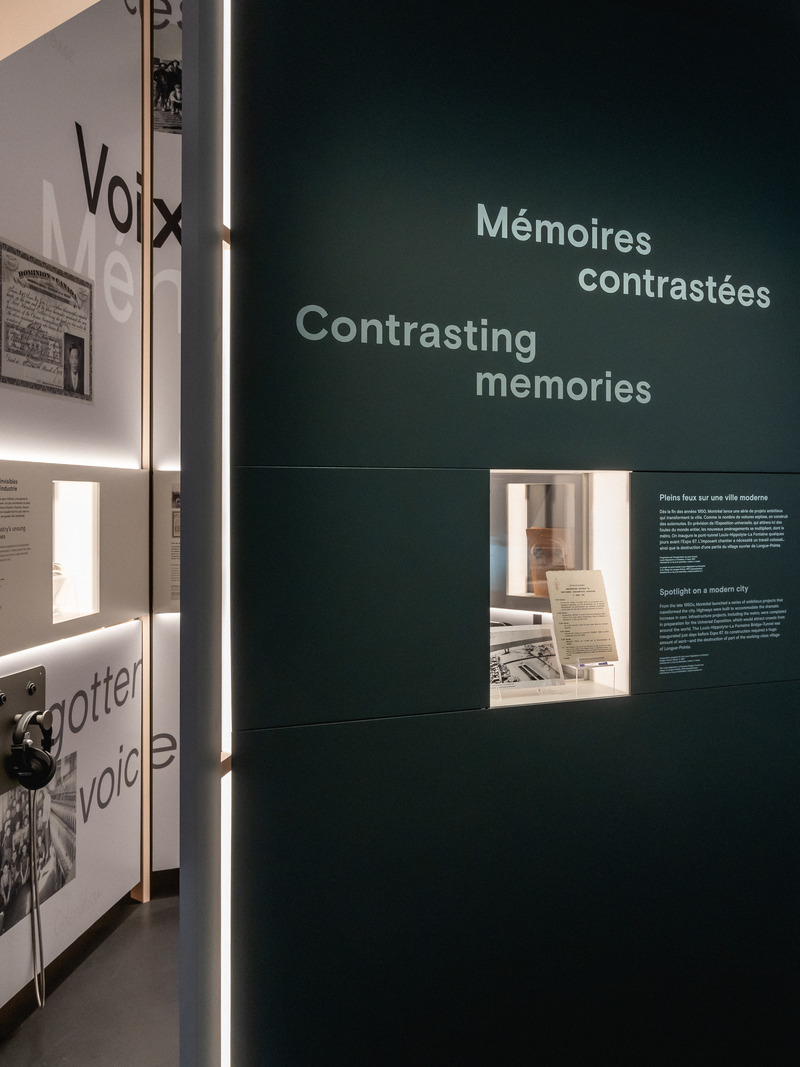 Press kit | 1651-02 - Press release | The MEM – Centre des mémoires montréalaises receives two excellence awards in Quebec and abroad - GSM PROJECT - Event + Exhibition - Photo credit: Raphaël Thibodeau