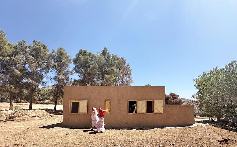 Dossier de presse | 7787-01 - Communiqué de presse | Ammodo Architecture Celebrates 26 Awardees for Socially and Ecologically Responsible Architecture Worldwide - Ammodo Architecture Award - Évènement + Exposition - Prototype Anti-seismic House - Crédit photo : Aziza Chaouni Projects