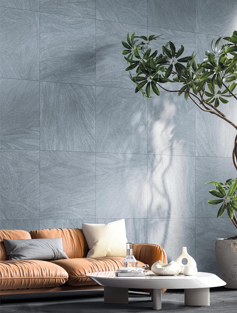 Press kit | 1177-16 - Press release | Ink - Ceramiche Refin - Product - Ink by Ceramiche Refin, in the Bold (floor) and Wavy (wall) shades - Photo credit: Courtesy Ceramiche Refin