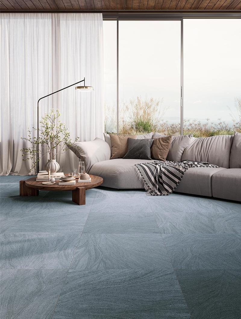 Press kit | 1177-16 - Press release | Ink - Ceramiche Refin - Product -  Ink by Ceramiche Refin, in the Wavy shade  - Photo credit:  Courtesy Ceramiche Refin 