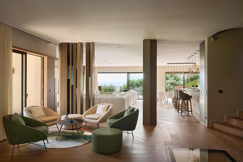 Dossier de presse | 7795-01 - Communiqué de presse | Villa Elaïa - Marcoux, Mathern & Associés - Architecture résidentielle - Crédit photo : Marcoux, Mathern &amp; Associés
